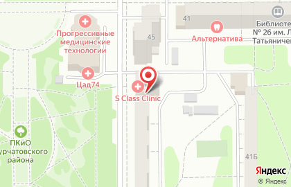 Медицинский центр Эс Класс Клиник на Комсомольском проспекте на карте