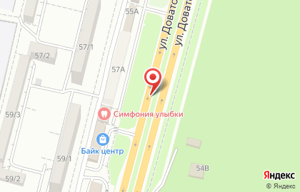 Интернет-магазин Матрас.ру на улице Доваторцев на карте