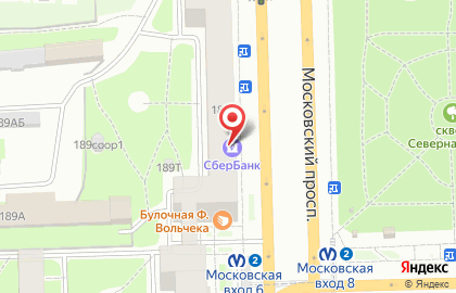 Банкомат СберБанк в Санкт-Петербурге на карте