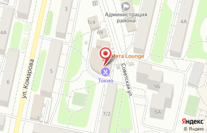 Парикмахерская Чио Чио на Советской улице на карте