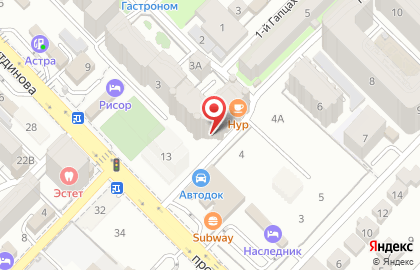 Студия красоты Стиль в Ленинском районе на карте