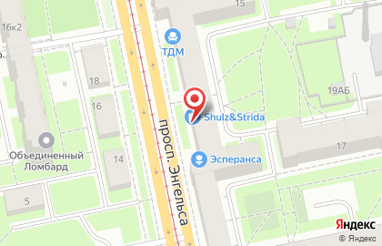 Магазин складных велосипедов Shulz и Strida в Выборгском районе на карте