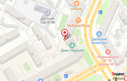 Танцевальная студия Solo Dance Studio на Кольцовской улице на карте