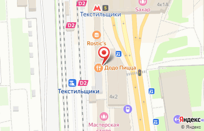 Пиццерия Додо Пицца в Москве на карте