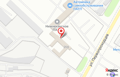 Центр кузовного ремонта АвтоЛига на улице Первопроходцев на карте