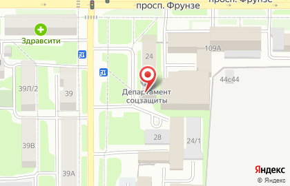 Департамент социальной защиты населения Томской области на карте