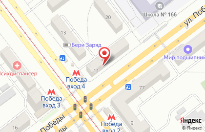 Специализированный магазин Лак в Советском районе на карте