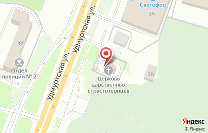 Храм Святых Царственных Мучеников на Буммашевской улице на карте