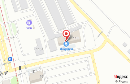 Оптово-розничная цветочная компания Жарден на Заводской улице на карте