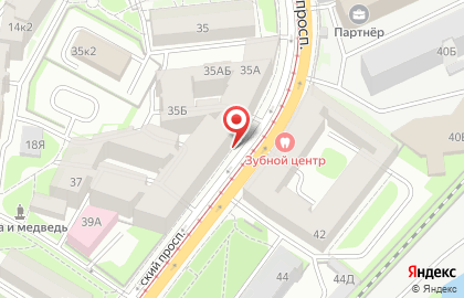 Природа на Старо-Петергофском проспекте на карте