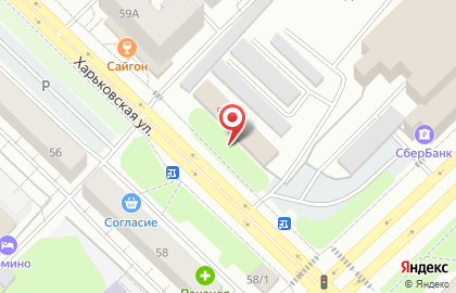 ОАО Банкомат, АКБ Абсолют Банк на Харьковской улице на карте