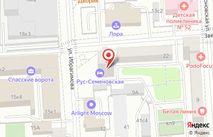 Новая жизнь на Зверинецкой улице на карте