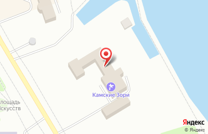 Гостиница Камские Зори на карте