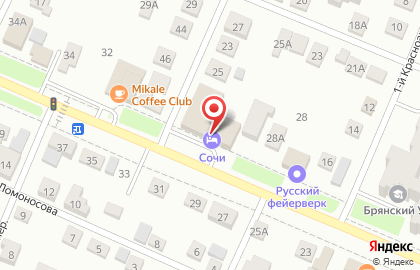 Караван в Советском районе на карте