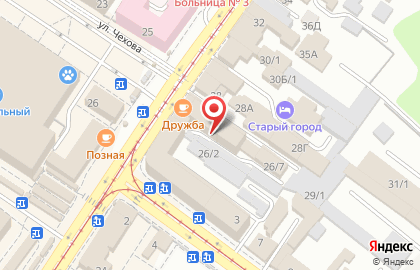 Ломбард Оливин на улице Тимирязева, 26 на карте