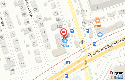 Детский плавательный бассейн Умка в Дзержинском районе на карте