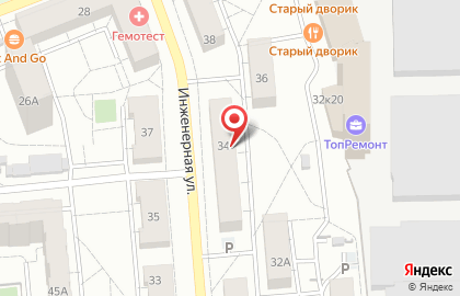 Страховой брокер на Инженерной улице на карте