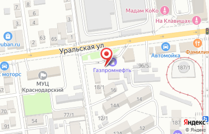ОАО Банкомат, Газпромбанк в Карасунском округе на карте