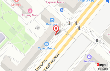 Банкомат СМП банк на Ленинском проспекте, 74 на карте