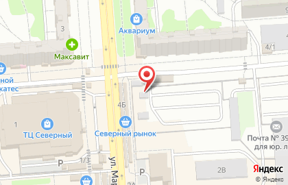 Автостоянка в Воронеже на карте