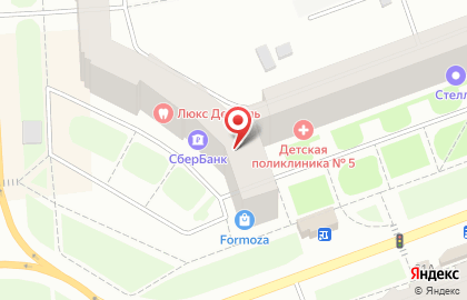 ЛЕТО БАНК на улице Ломоносова в Северодвинске на карте
