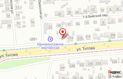Шиномонтажная мастерская на площади Карла Маркса на карте