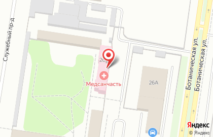 Госпиталь №2 Медико-санитарная часть, Главное управление МВД России по Самарской области на карте