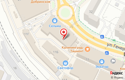 Магазин автозапчастей Пилот на улице Генерала Челнокова на карте