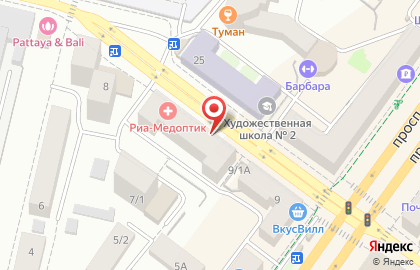 Научно-исследовательский институт пересадки зубов Витадент на улице Бабушкина на карте