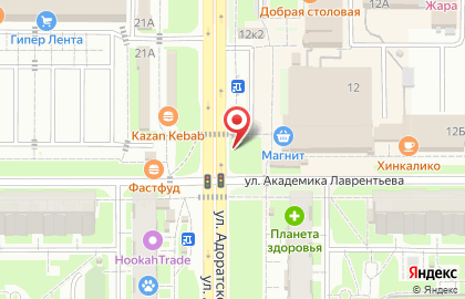 Магазин фруктов и овощей в Ново-Савиновском районе на карте