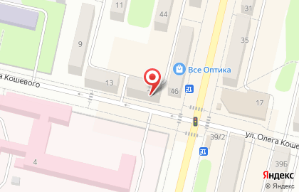 Интернет-провайдер Интерра на улице Олега Кошевого на карте