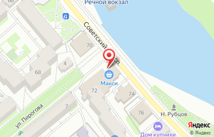 Аптека Антей на Советском проспекте, 72 на карте