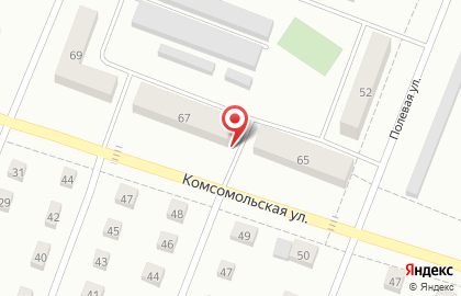 Продуктовый магазин Зодиак на Комсомольской на карте
