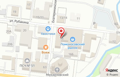 Магазин овощей в Петродворцовом районе на карте