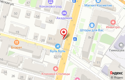 Банк ВТБ на улице Чернышевского на карте
