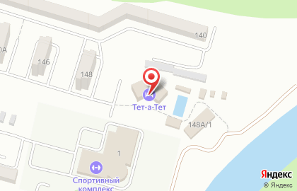 Гостиница Тет-а-тет на улице Пушкина на карте