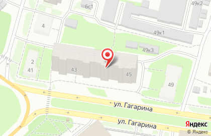 Оценочная компания Бизнес-Оценка на улице Гагарина на карте