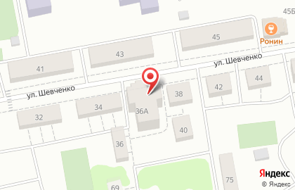 Городская библиотека на улице Шевченко на карте