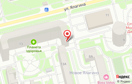 Магазин сантехники СанТехДуш на улице Ялагина на карте