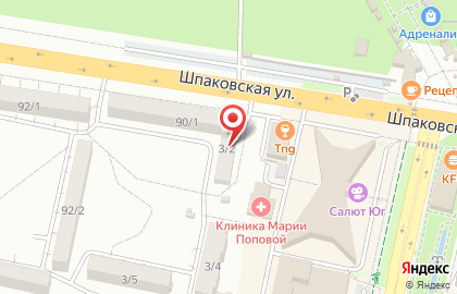Tяga на карте