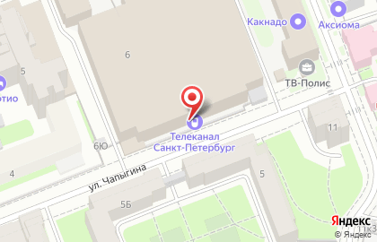 Петербург, ОАО, телерадиокомпания на карте