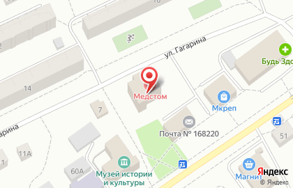 Союз на улице Гагарина на карте