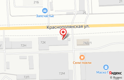 Компания Маркёр на Краснополянской улице на карте