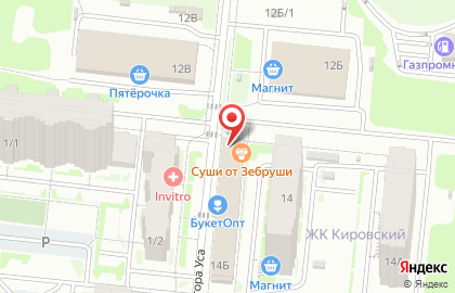 Магазин у дома Бристоль на площади Карла Маркса на карте