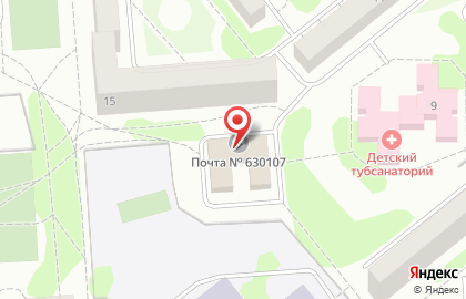Почта России в Новосибирске на карте