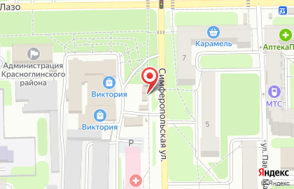 Магазин молочной продукции Омега на карте