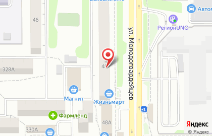 Магазин Садовод в Челябинске на карте