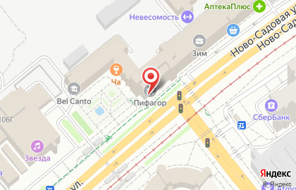 Бухгалтерская компания А-Профи на Ново-Садовой улице на карте