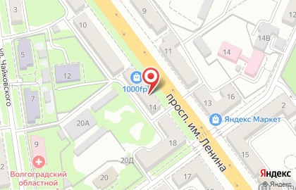 Интерьерный салон Гардины на проспекте Ленина, 14 на карте