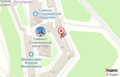 Звенигородский историко-архитектурный и художественный музей в Звенигороде на карте